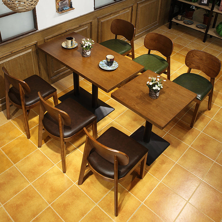 Industrial Style Dining Room Collection Solid Wood Dining Site Table for Home
