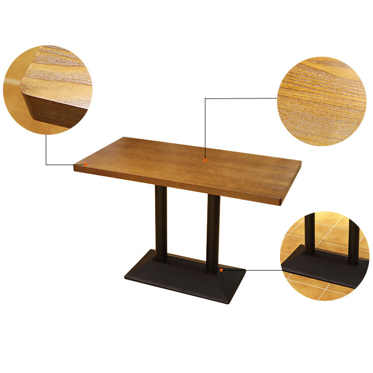 Industrial Style Dining Room Collection Solid Wood Dining Site Table for Home
