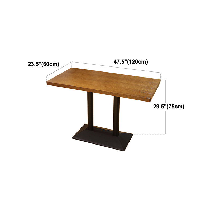 Industrial Style Dining Room Collection Solid Wood Dining Site Table for Home