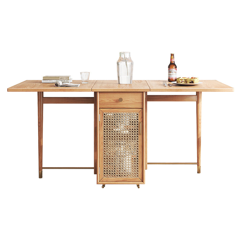 Mesa de comedor rectángulo de mesa de comedor de mediados de siglo 61.8 "