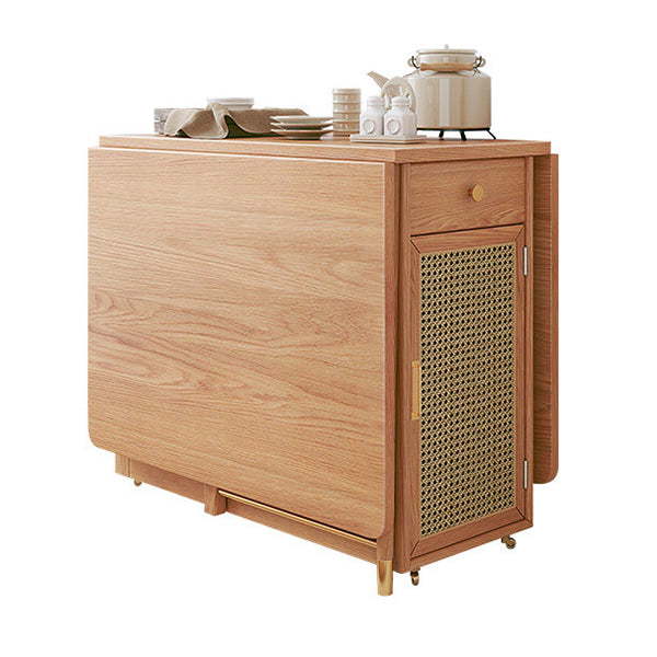 Mesa de comedor rectángulo de mesa de comedor de mediados de siglo 61.8 "