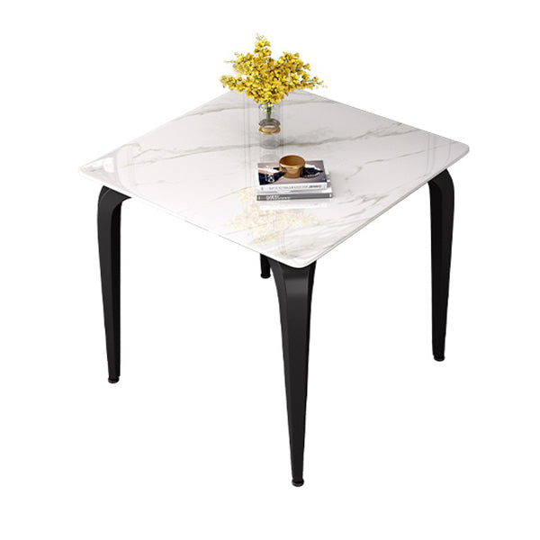 4-foot Stone Furniture Industrial Style Square Dining Table for Indoor