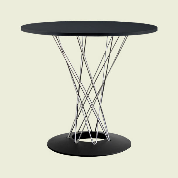 Modern Style Dining Table Round Dining Table with Metal Base for Home Use