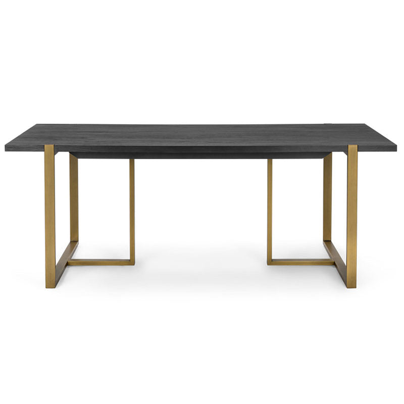 Rectangle Dining Site Table Industrial Style Solid Wood Dining Room Collection