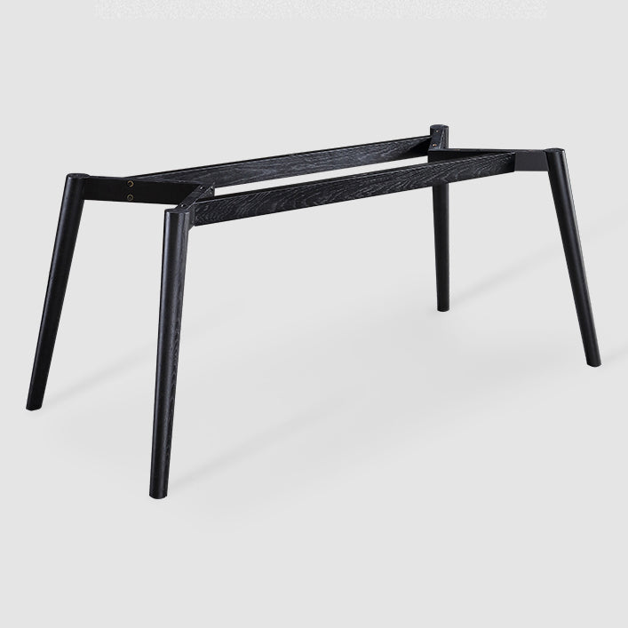 Mesa de comedor industrial rectangular mesa fija con piedra sinterizada