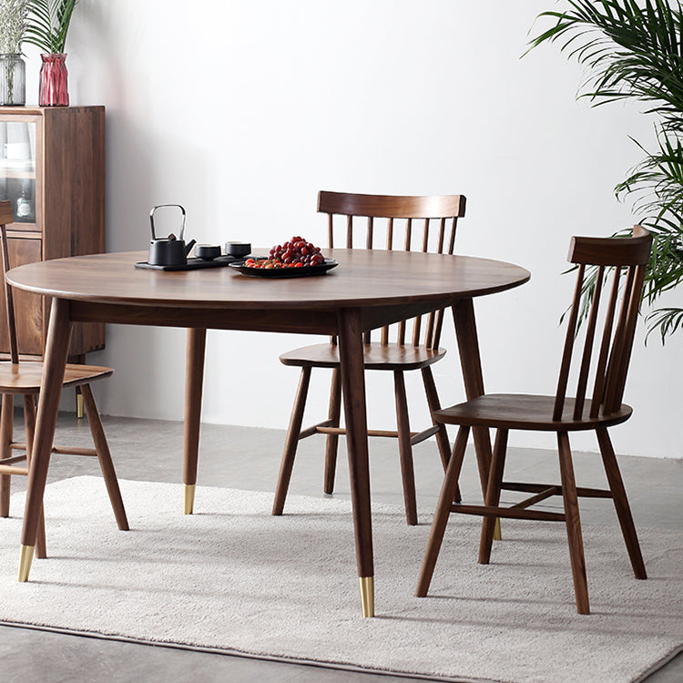 Mesa de comedor de 4 pies de 4 pies Mesa de madera sólida de estilo moderno para interiores