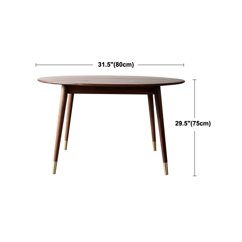 Mesa de comedor de 4 pies de 4 pies Mesa de madera sólida de estilo moderno para interiores