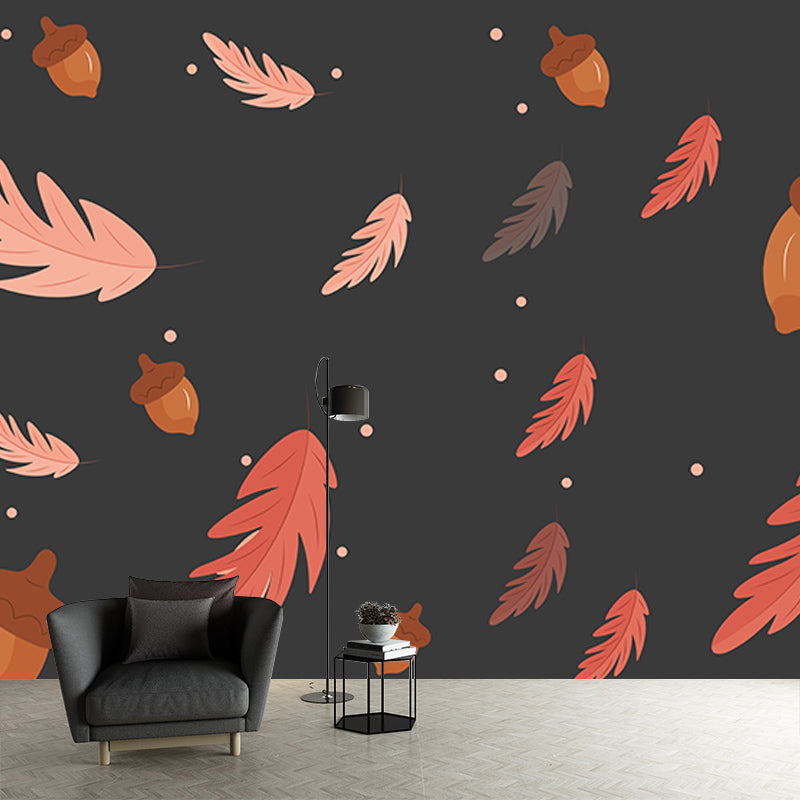 Customized Tropical Plants Mural Decorative Wallpaper for Home