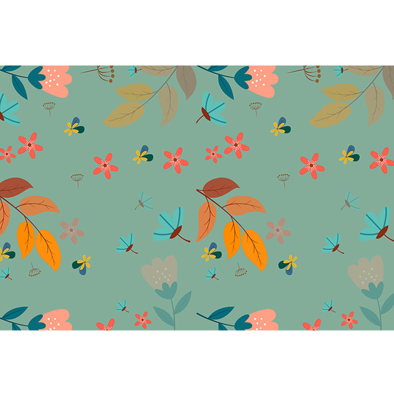 Tropical Plants Environment Friendly Mural Decorative Wallpaper for Living Room