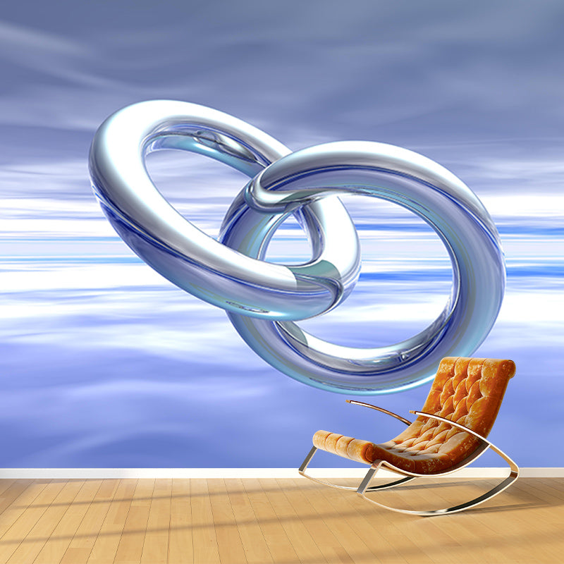 Modern 3D Artistic Illusion Mural Decorative Wallpaper for Room