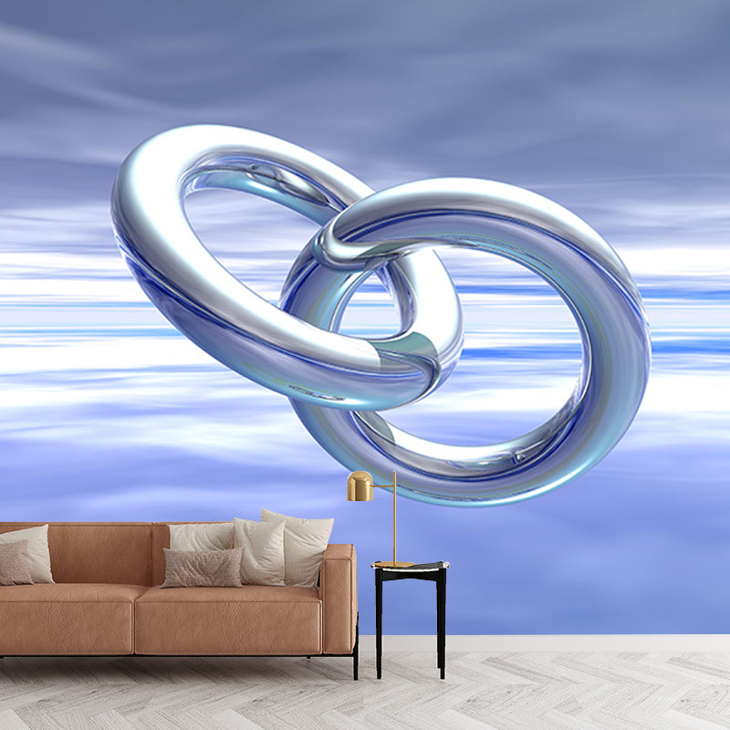 Modern 3D Artistic Illusion Mural Decorative Wallpaper for Room