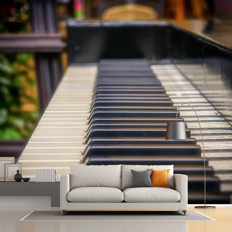Piano Hobby Photography Mural Decorative Wallpaper for Sleeping Room