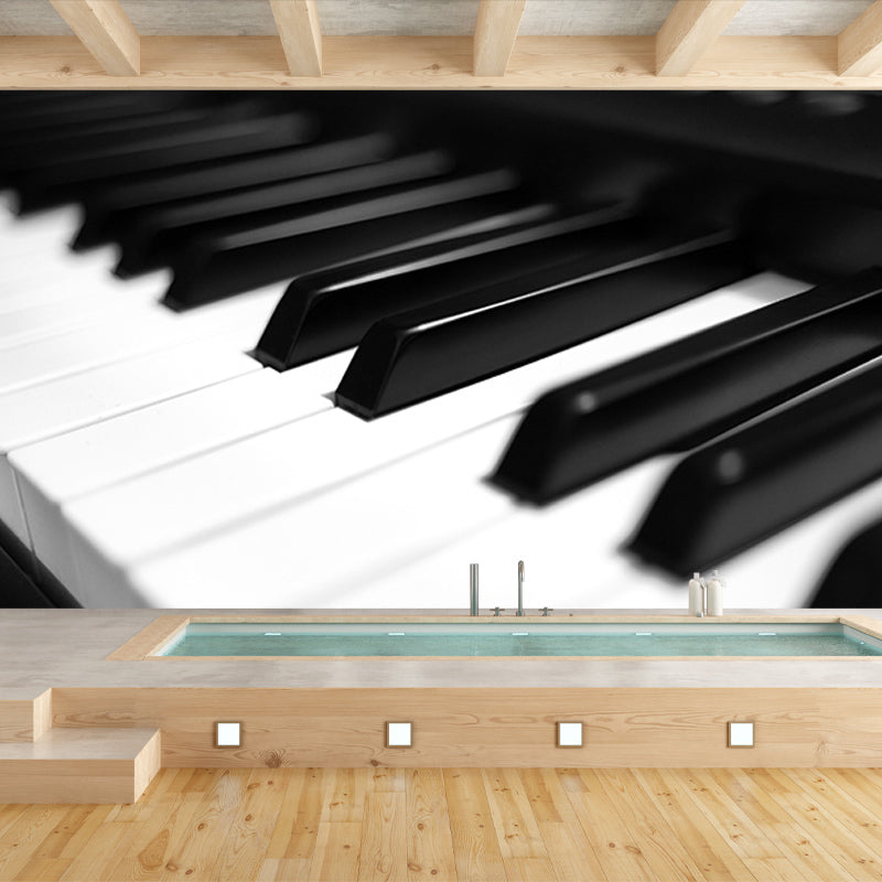 Customized Piano Hobby Mural Decorative Wallpaper for Bedroom