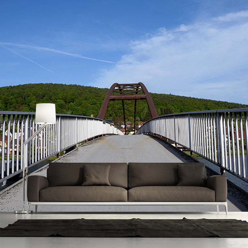 Lignt Color Space Extension Mural Wallpaper Eco-friendly for Home