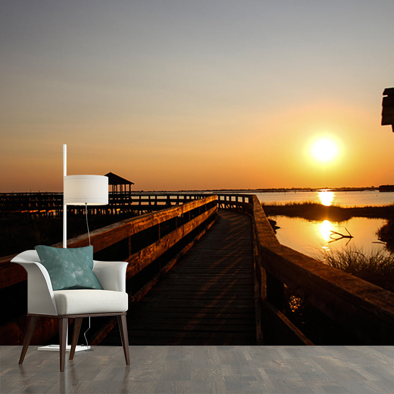 Mildew Resistant Space Extension Wall Mural Wallpaper Eco-friendly for Wall Decor