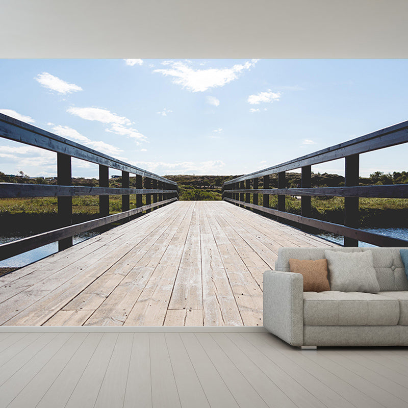 Industrial Style Space Extension Wall Mural Wallpaper Eco-friendly for Room