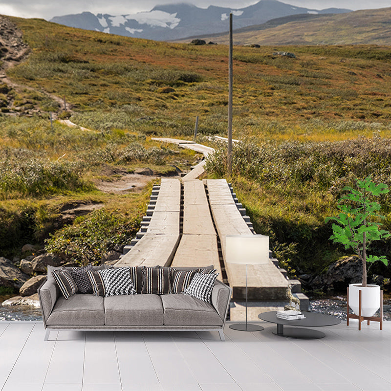 Industrial Style Space Extension Wall Mural Wallpaper Eco-friendly for Room