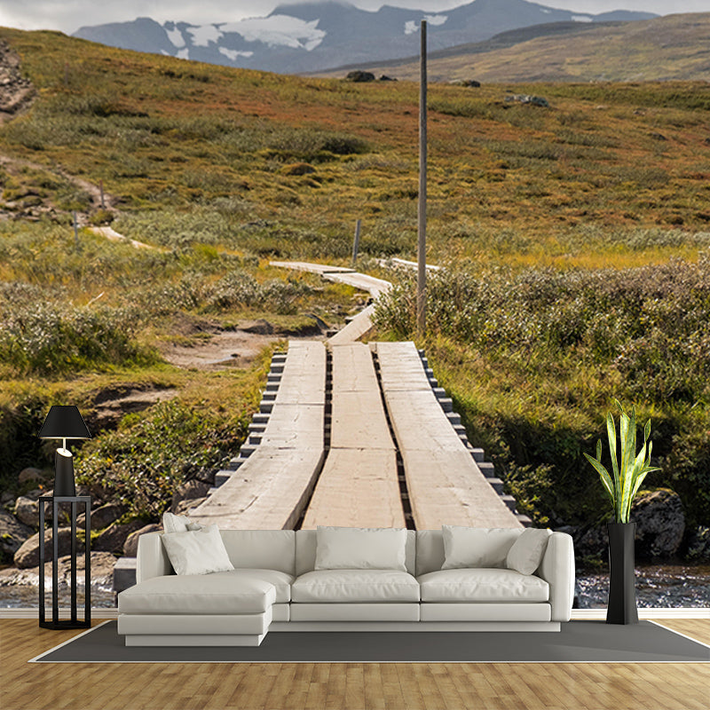 Industrial Style Space Extension Wall Mural Wallpaper Eco-friendly for Room