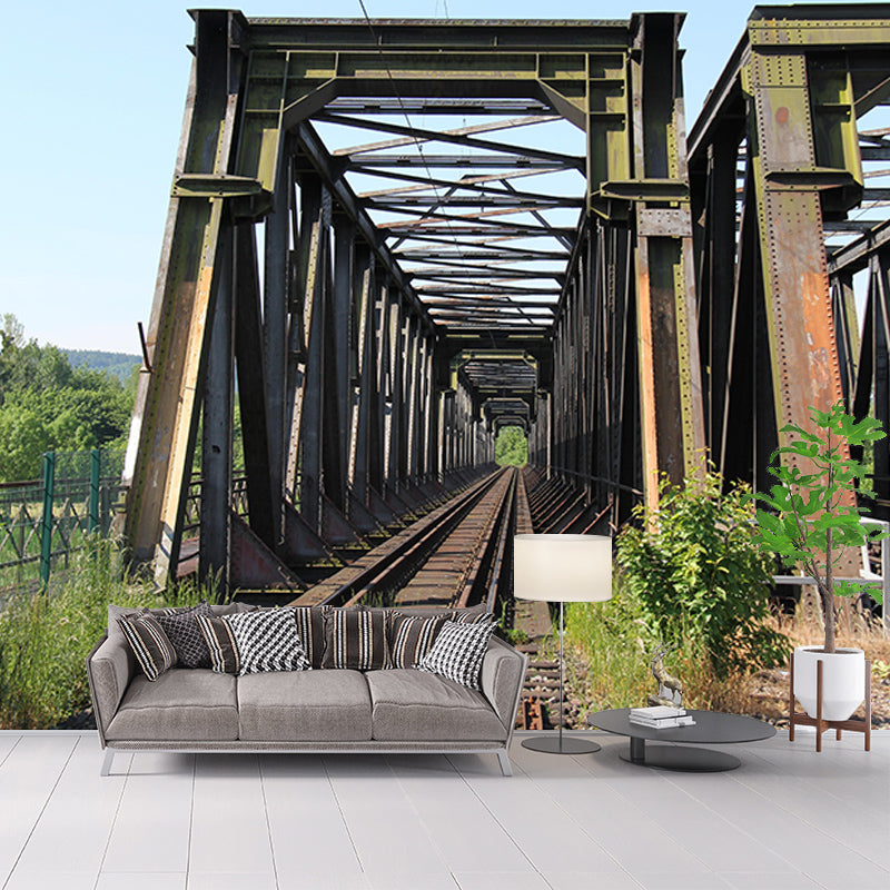 Space Extension Photography Mural Wallpaper Eco-friendly for Room