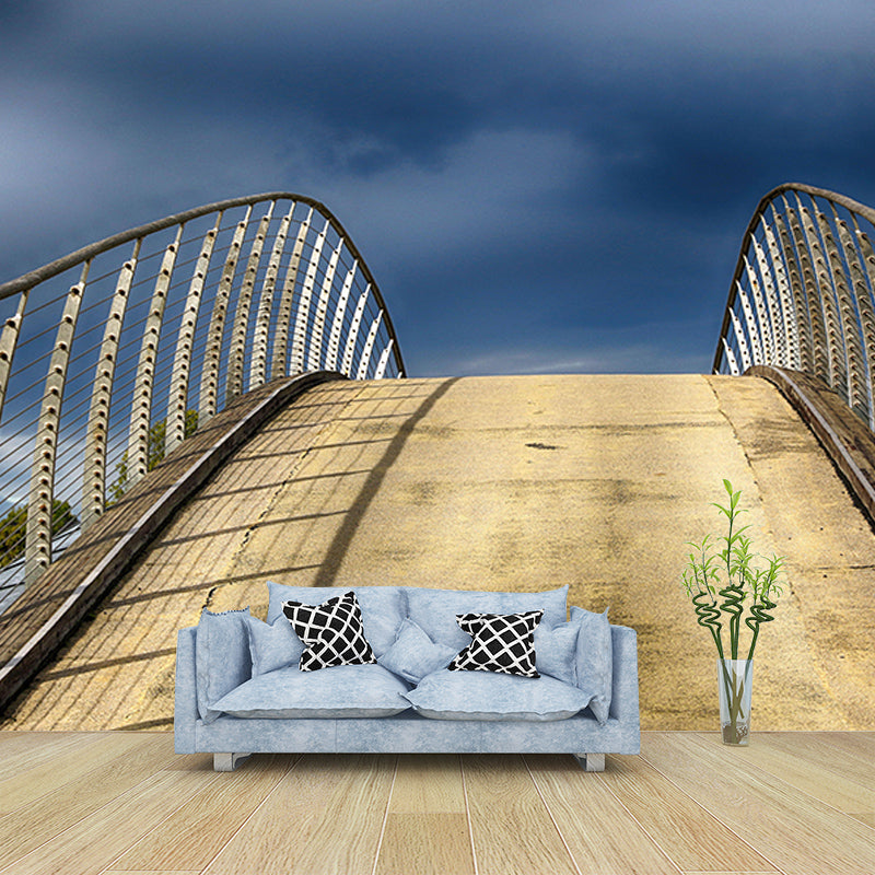 Bridge Photography Space Extension Mural Wallpaper Eco-friendly for Bedroom