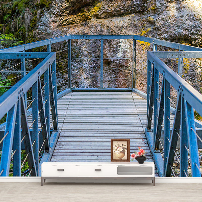 Horizontal Photography Space Extension Wall Mural Wallpaper Eco-friendly for Bedroom