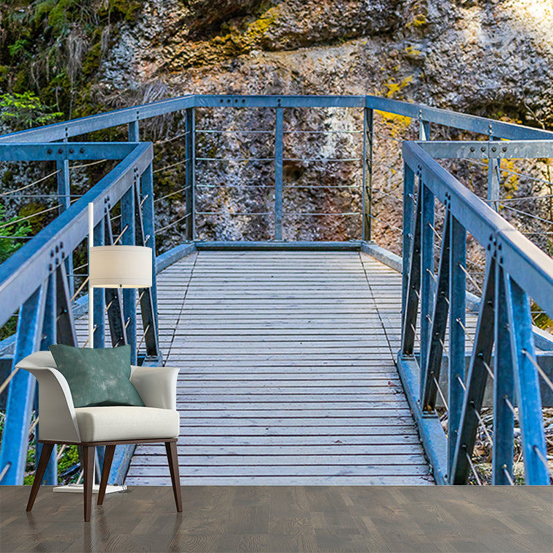 Horizontal Photography Space Extension Wall Mural Wallpaper Eco-friendly for Bedroom