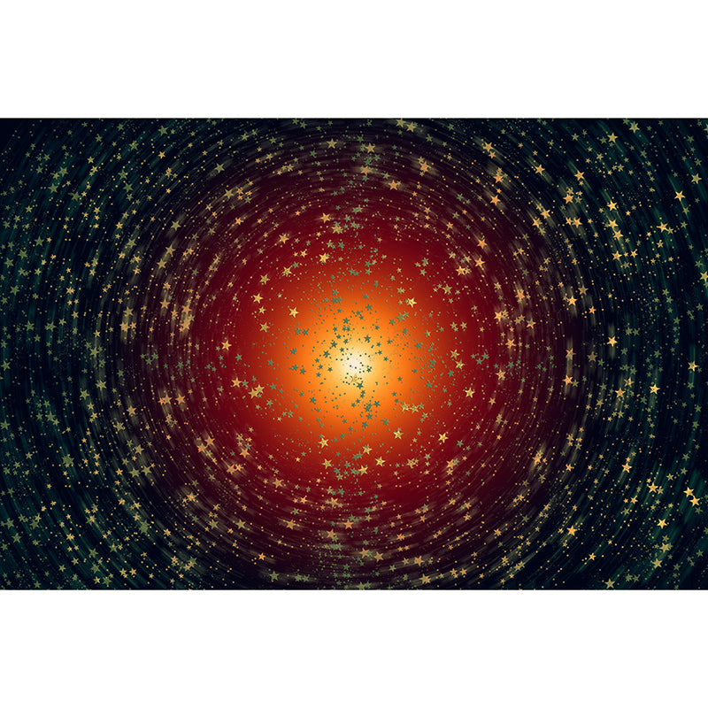 Illustration Universe Mural Wallpaper Eco-friendly for Dining Room