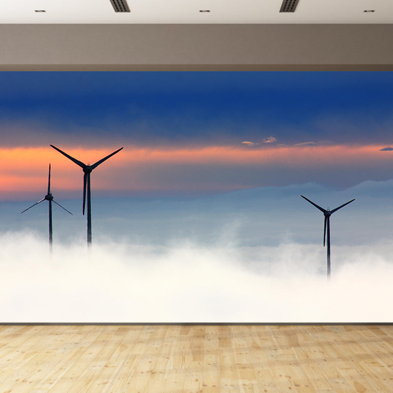 Bedroom Photography Windmill Mural Wallpaper Eco-friendly Mural