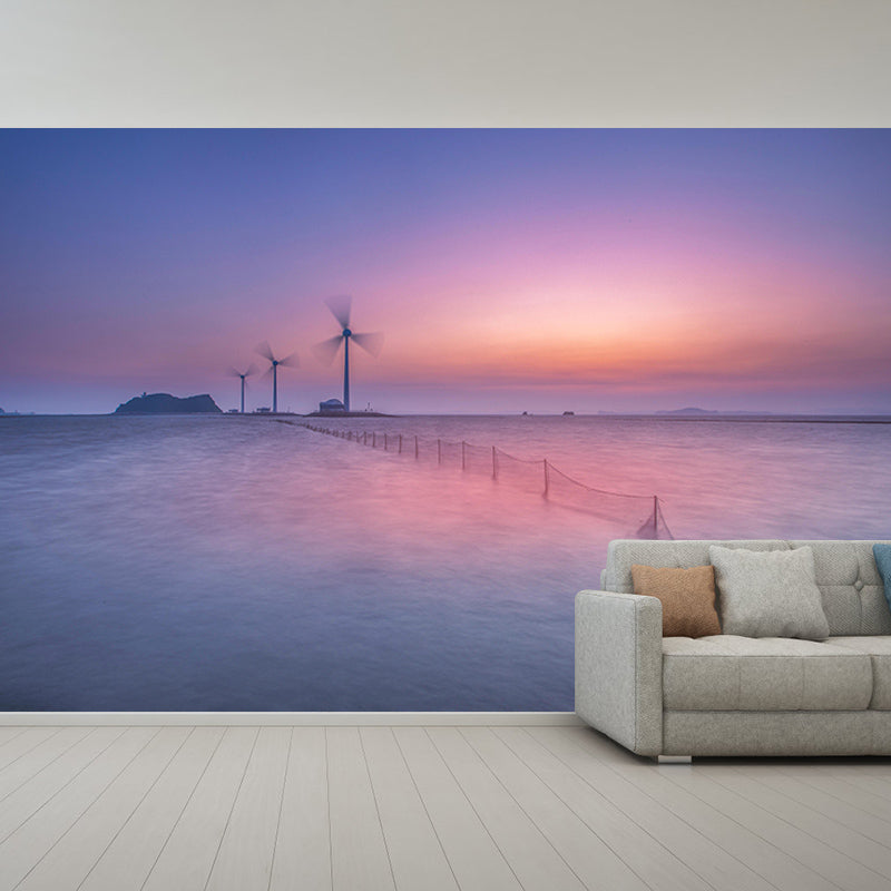 Environment Friendly Windmill Wall Mural Wallpaper Eco-friendly for Room