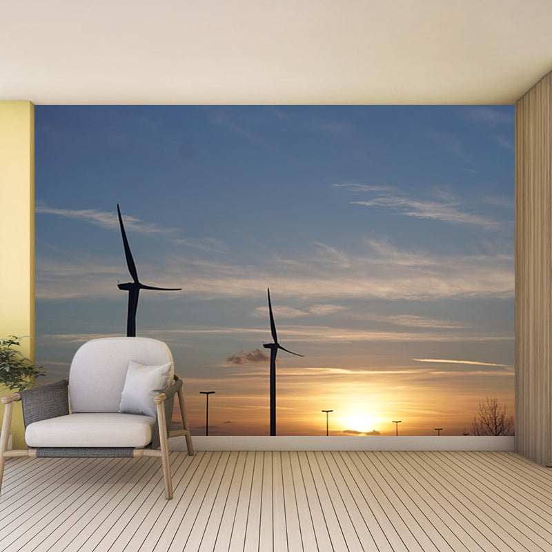 Environment Friendly Windmill Wall Mural Wallpaper Eco-friendly for Room