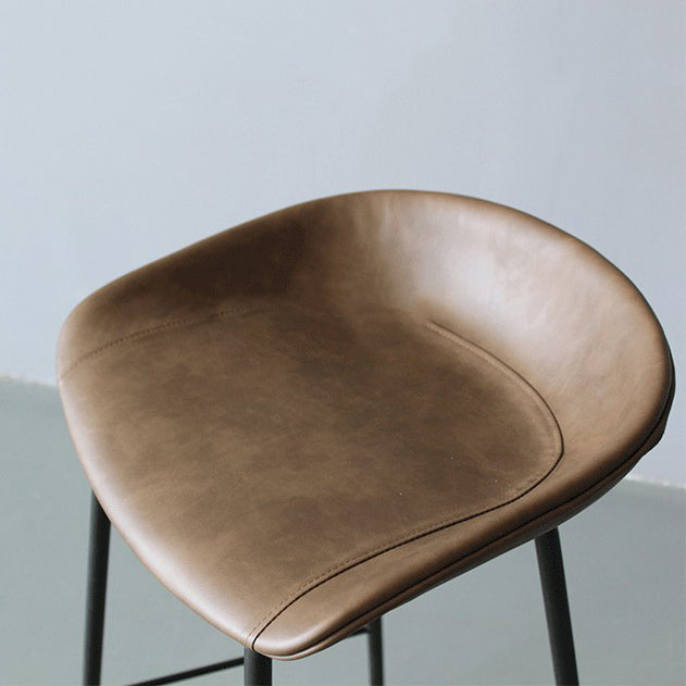 Leder Bucket Barhocker modern