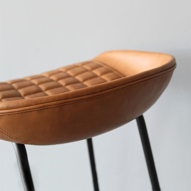 Leder Bucket Barhocker modern