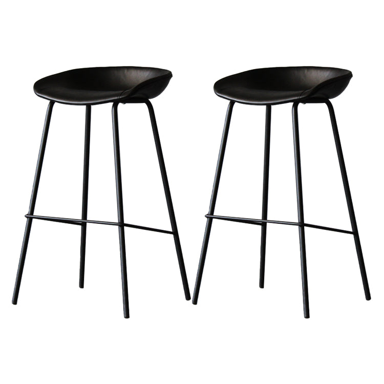 Leder Bucket Barhocker modern