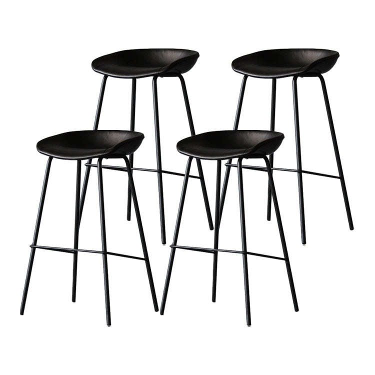 Leder Bucket Barhocker modern