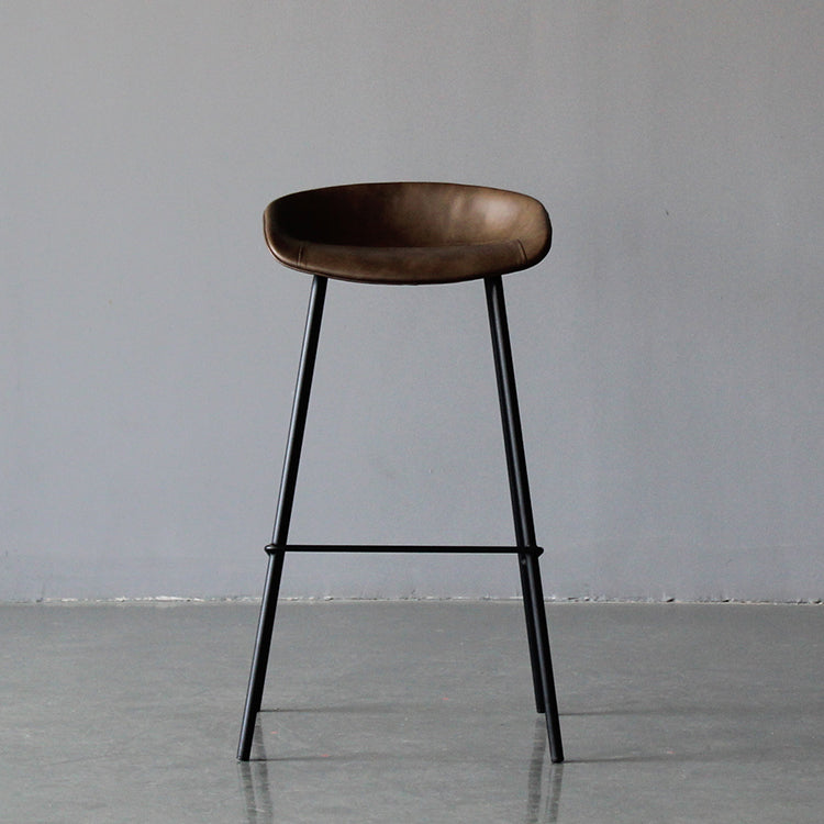 Leder Bucket Barhocker modern