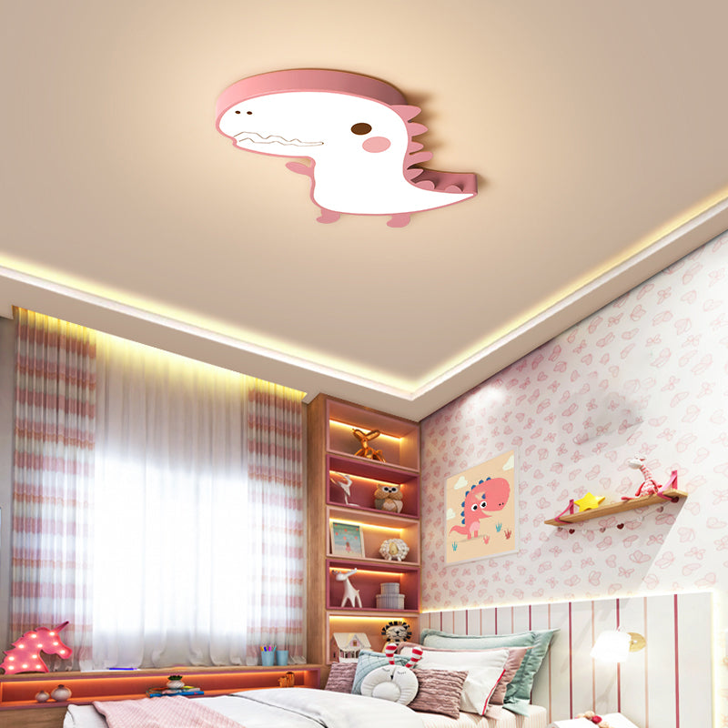 Plafonnier minimaliste contemporain, jolie lampe LED encastrée pour chambre d'enfant