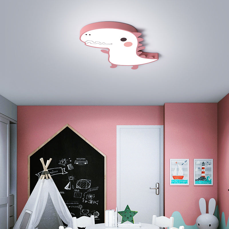 Plafonnier minimaliste contemporain, jolie lampe LED encastrée pour chambre d'enfant