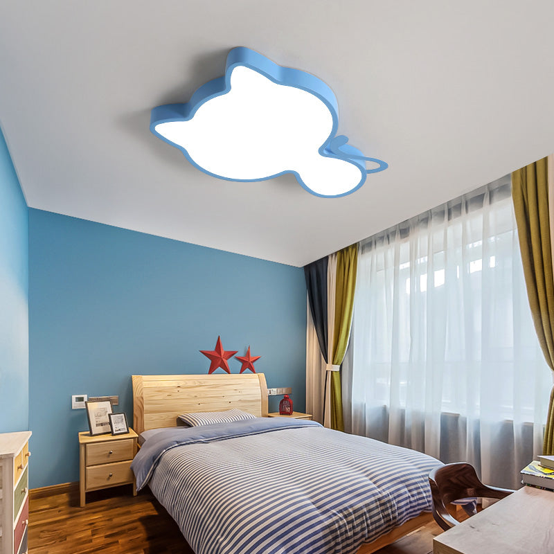 Simple Style Lovely Ceiling Lights Aluminum Kid's Room LED Flush-mount Lamp