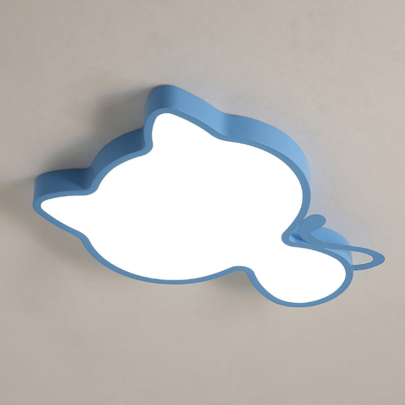 Simple Style Lovely Ceiling Lights Aluminum Kid's Room LED Flush-mount Lamp