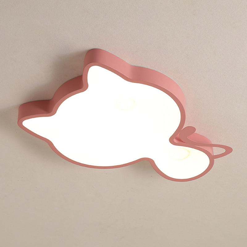 Simple Style Lovely Ceiling Lights Aluminum Kid's Room LED Flush-mount Lamp