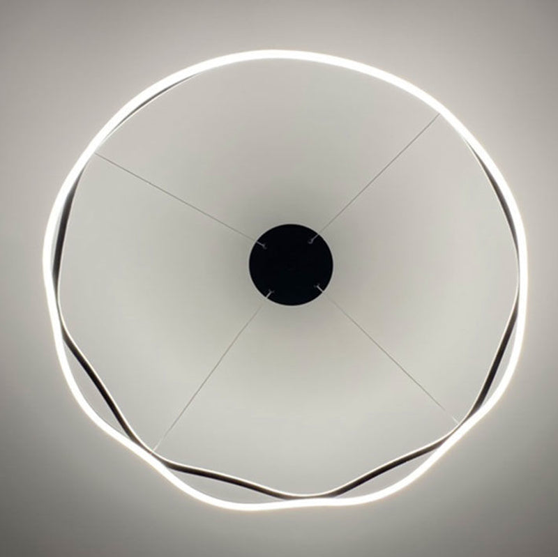 Unique Shape Chandelier Lamp Modern 2 Lights LED Hanging Light for Bedroom