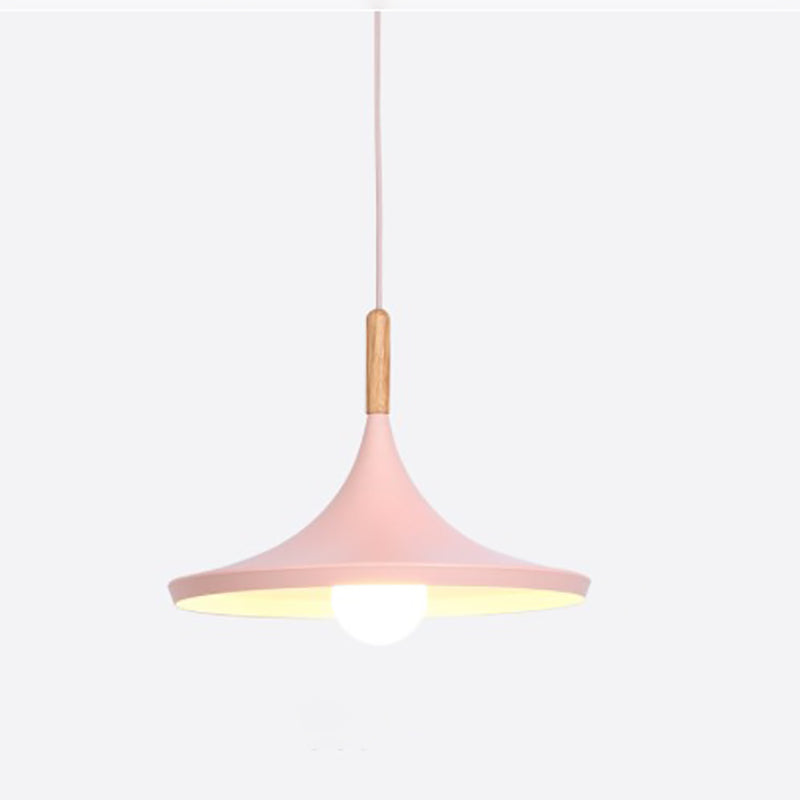 Macaroon Modern Hanging Lamps Aluminium Pendant Pending Lighting Fixtures pour le salon