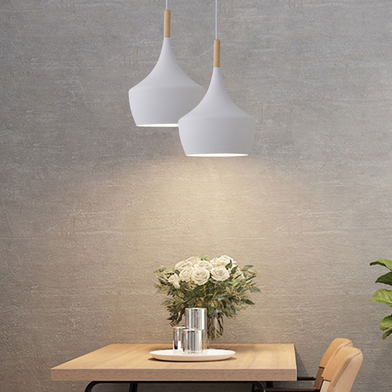 Macaroon Modern Hanging Lamps Aluminium Pendant Pending Lighting Fixtures pour le salon