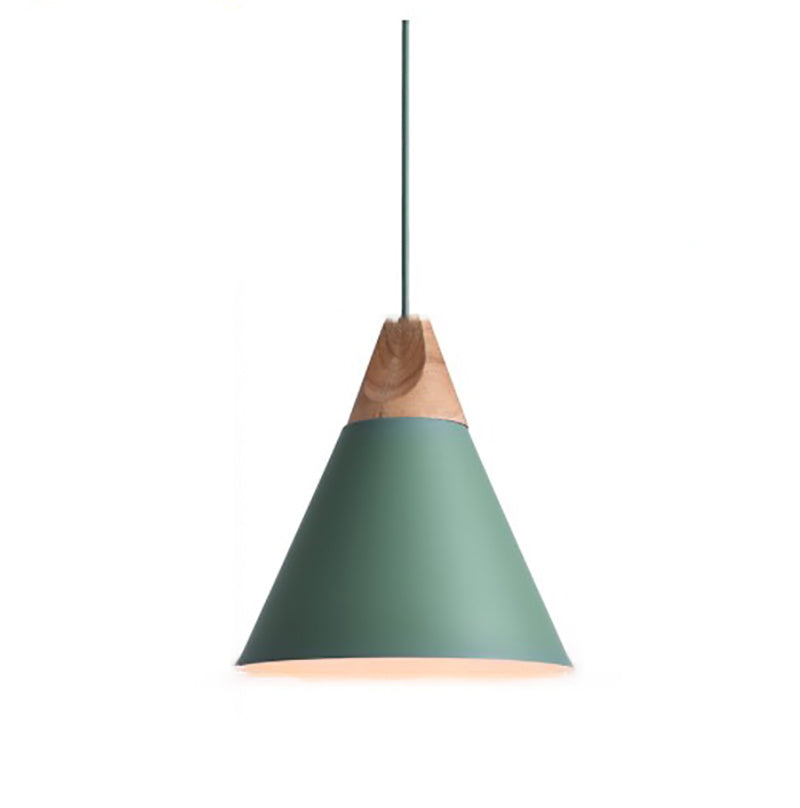 Macaroon Modern Hanging Lamps Aluminum Shade Pendant Lighting Fixtures