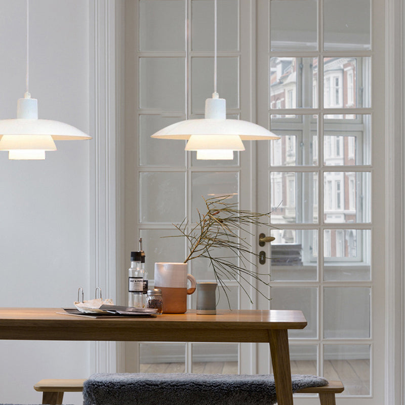 1 Light Metal Hanging Light Modern Style Pendant Light for Dining Room Kitchen