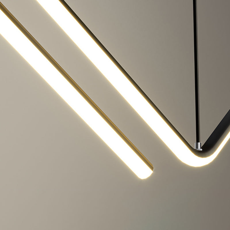 Luz de colgante nórdico Fije de lámpara de lámpara LED de estilo LED de estilo moderno para comedor