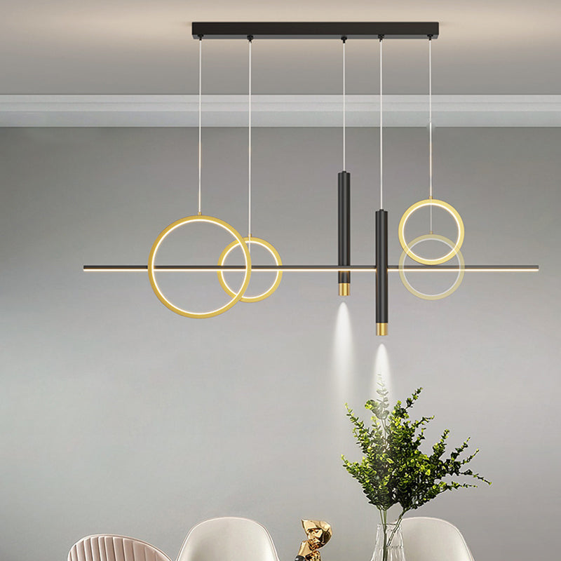 Nordic Island Light Modern Style LED Chandelier Lamp Fixture for Dining Room