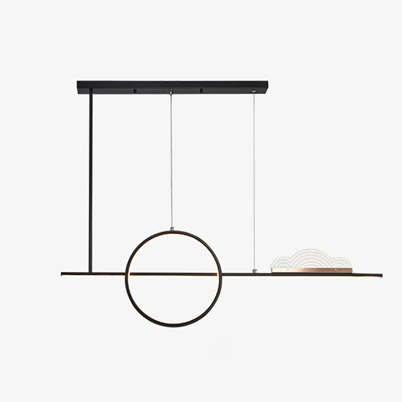 Nordic Island Light Moderne einfache LED -Kronleuchterlampenvorrichtung für Esszimmer