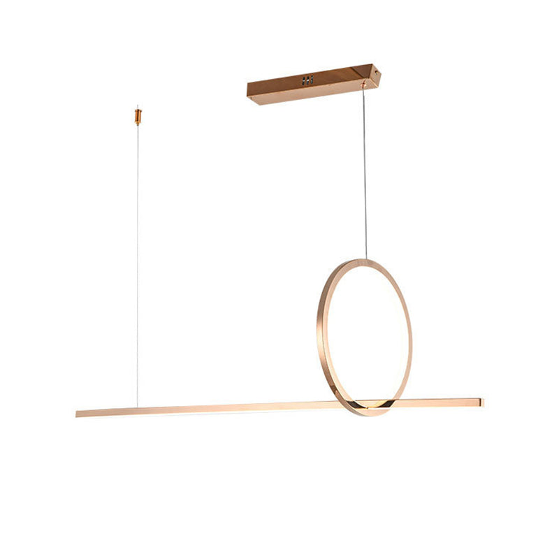 Nordic Modern Island Light Simple Led Kronleuchter Lampenvorrichtung für Esszimmer