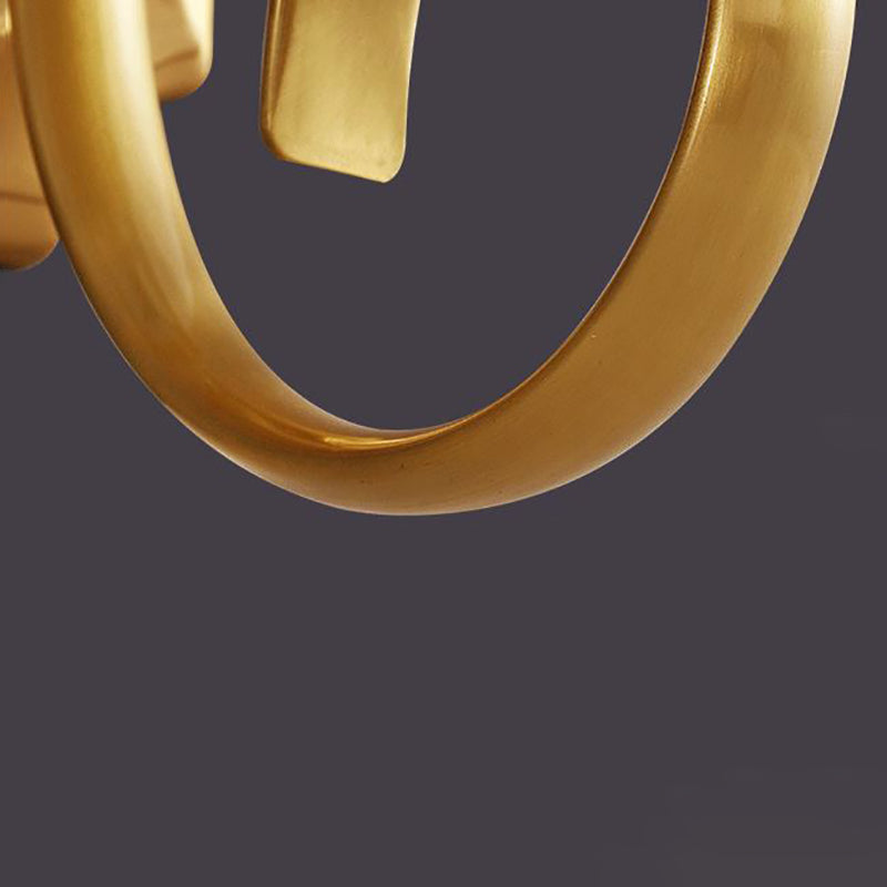 Luce murale in ottone SCONCE Stile vintage Apparecchio di illuminazione da parete ombreggiata in vetro